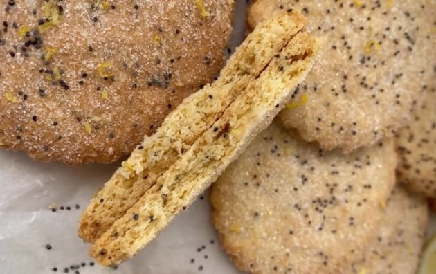 Лимонное печенье с маком, 500 гр.